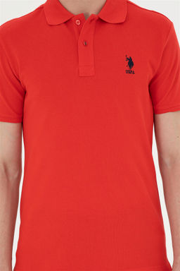 Мужская красная базовая футболка Неожиданная скидка в корзине - U.s. polo assn фото 6