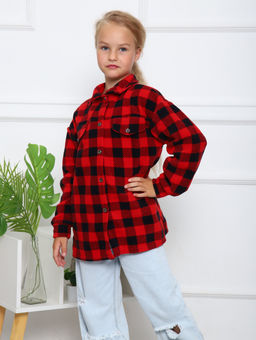 РБ013 Рубашка Мейн (красный) - Милаша фото 2