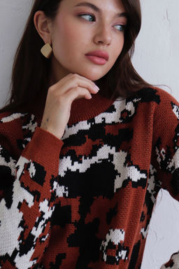 10039 Свитер коричневый - Martichelli фото 22