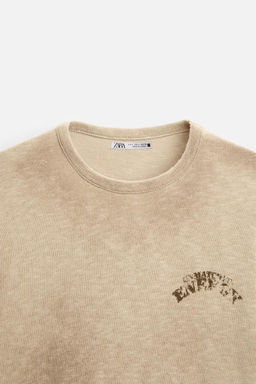 SLOGAN PRINT KNIT T-SHIRT - Zara фото 8