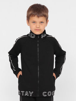 CRB wear/!CWJB 90110-22 Комплект для мальчика (толстовка, брюки),черный/Ex.Cherubino  фото 3