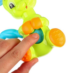 Погремушка - пищалка Дракоша, с эластичными элементами, цвет МИКС, Крошка Я  фото 5