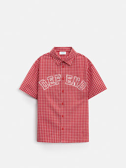 ACOOLA / Сорочка верхняя детская для мальчиков Rasselo красная клетка фото 3