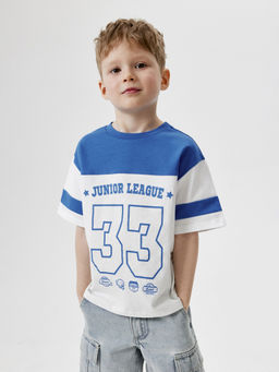 ACOOLA / Футболка детская для мальчиков Jabbar бело-голубой