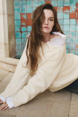 Jersey oversize en mezcla de lana - H&m фото 3