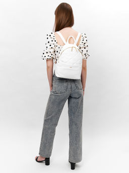 LACCOMA рюкзак Виолла-Л815-белый эко кожа хлопок