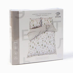 Постельное бельё Этель 2 сп Forest history 175х215 см, 200х220 см,70х70 см -2 шт, поплин  фото 12