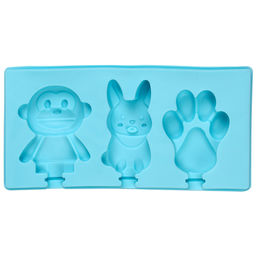 Форма силиконовая для замораживания фруктового льда/мороженого Ассорти-4 18х9х2см, цвета микс (Китай) - Домашняя мода фото 2