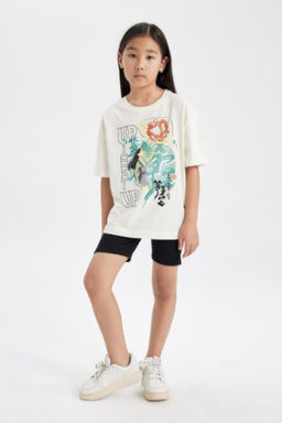 K?z Cocuk Biker Fitilli Kaskorse Tayt