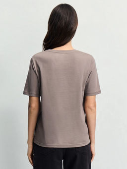 Базовая футболка из хлопка / Zarina