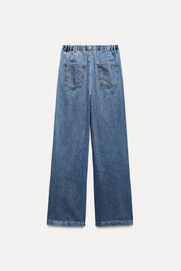 Z1975 HIGH-WAIST WIDE-LEG JOGGER JEANS - Zara фото 18