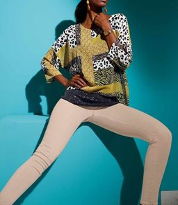 Блузка 2 в 1, желтая - Ashley brooke фото 5