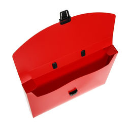 Папка-портфель А4 Calligrata, 1 отделение, 700 мкм, до 300 листов, красная  фото 4