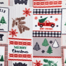 Плед флисовый новогодний Экономь и Я. Рождество, 150?200 см