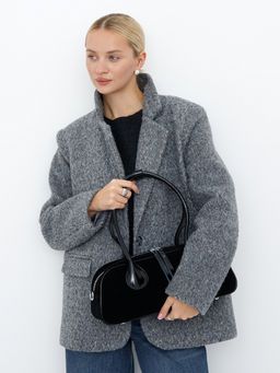 Сумка 91161MSS black Velina Fabbiana-Safenta