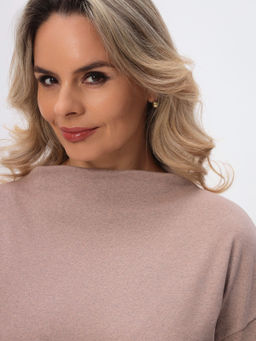 Платье трикотажное T-lab TL-DK-0004RM-бежевый м.  фото 2