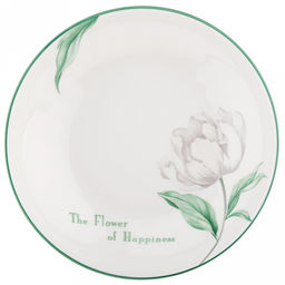 Зе Флауэр оф Хепинис (The Flower of Happiness) Тарелка глубокая фарфоровая д208мм h41мм, 680мл, с деколью, отводка (Китай) - Домашняя мода фото 2