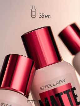 Stellary Тональный крем матирующий MATTE ICON тон 01 натурально светлый фото 7