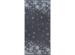 Полотенце махровое 6с102.411ж1 Снежинки-арт(графит5) 67х150см