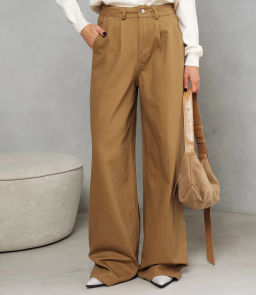 Джинсы #ОКТ165001, кэмел - Dommod фото 2