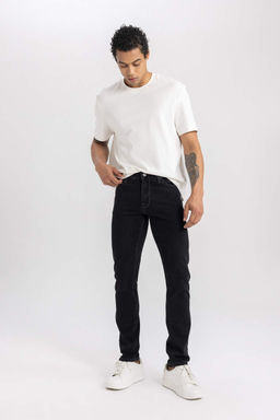 Pedro Slim Fit Джинсовые брюки узкого кроя с нормальной талией и узкими штанинами - Defacto фото 2