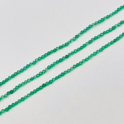 Бусины для украшений из зеленого Агата тон. (170 бусин)