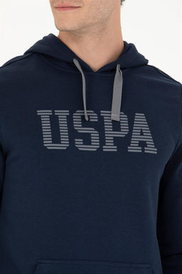 U. S. Polo Assn Мужская базовая толстовка темно-синего цвета с капюшоном - U.s. polo assn фото 14