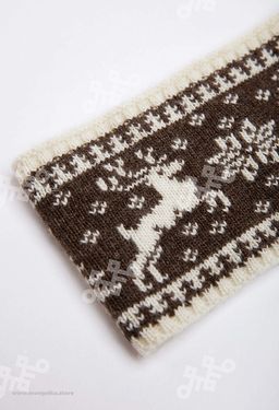 Повязка из 100% монгольской шерсти (арт. 05110) - Тод оймс ххк фото 3