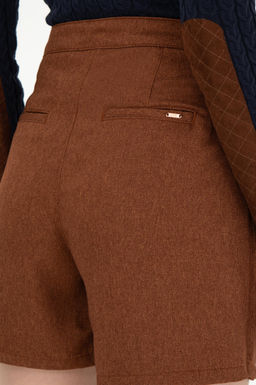 Женская коричневая тканая юбка Неожиданная скидка в корзине - U.s. polo assn фото 6