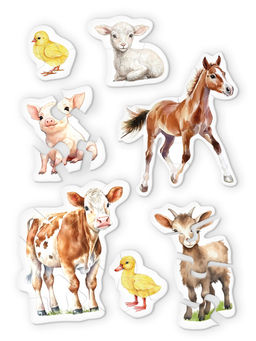 ФРЕЯ PZL-BК-009 Пазлы для малышей Малыши с фермы 25 элемент