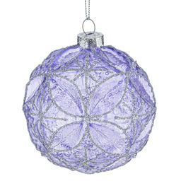 Украшение новогоднее "Шар", D 8 см, L8 W8 H10 см, 2в.