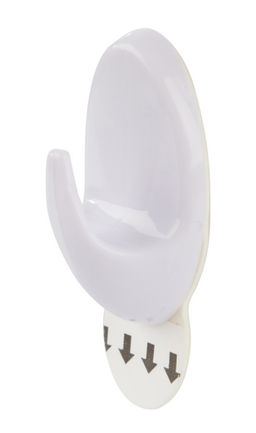 Цена за 2 шт. Крючки самоклеящиеся ABS 3х5 см, 3 шт 008082