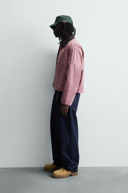 CONTRAST COLLAR JACKET - Zara фото 2