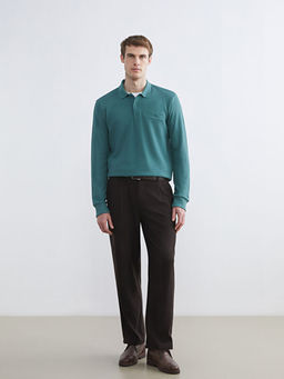 Polo Yaka Erkek Dokulu Ti??rt