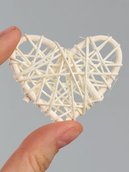 Декор для творчества из лозы «Сердце»