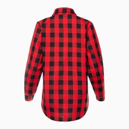 Рубашка женская, красно-чёрная клетка, размер 54