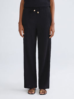 Beli Lastikli Dokulu Kad?n Pantolon