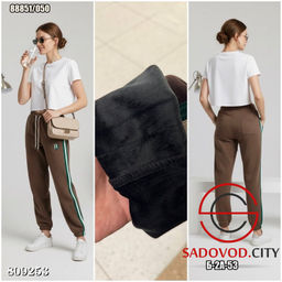 брюки женские с начесом - Bruno фото 2