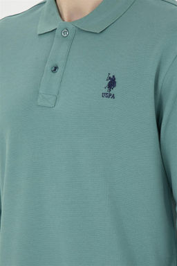 U. S. Polo Assn / Мужской мятный базовый свитшот - U.s. polo assn фото 7