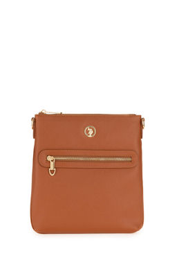 Женская светло-коричневая сумка через плечо Неожиданная скидка в корзине - U.s. polo assn фото 3