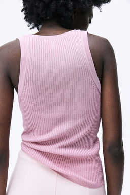Top brillante en punto de canale - H&m фото 4