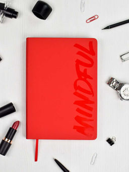 Ежедневник недатированный ESCALADA, А5, 160 л., арт. 67233/ 15 СОФТ-ТАЧ КРАСНЫЙ