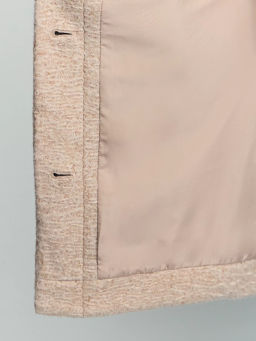 Куртка-рубашка из ткани с ворсом на поясе / Zarina  фото 10