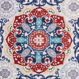 Скатерть Доляна Узоры 145х300 см, 100% п/э  фото 5