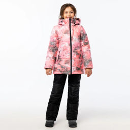 RODOS Куртка для девочки мембрана зима М-283/1 Куртка Розовый