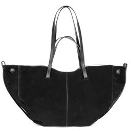 SQ008-1 black, Женская замшевая сумка, Barcelo Biagi