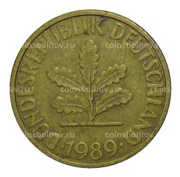 10 пфеннигов 1989 года D Германия