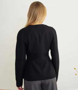 Жакет #КТ2905 (1), чёрный - Dommod фото 3