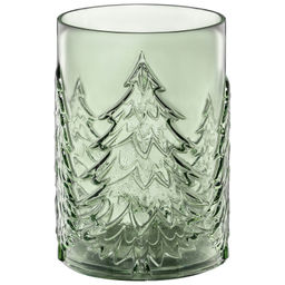 Ваза 16*16*22 см 3,6 л, зеленая, стекло