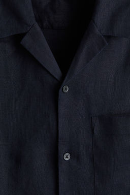 Camisa resort de lino Regular Fit - H&m фото 4